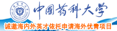 又直又大操屄中国药科大学诚邀海内外英才依托申请海外优青项目